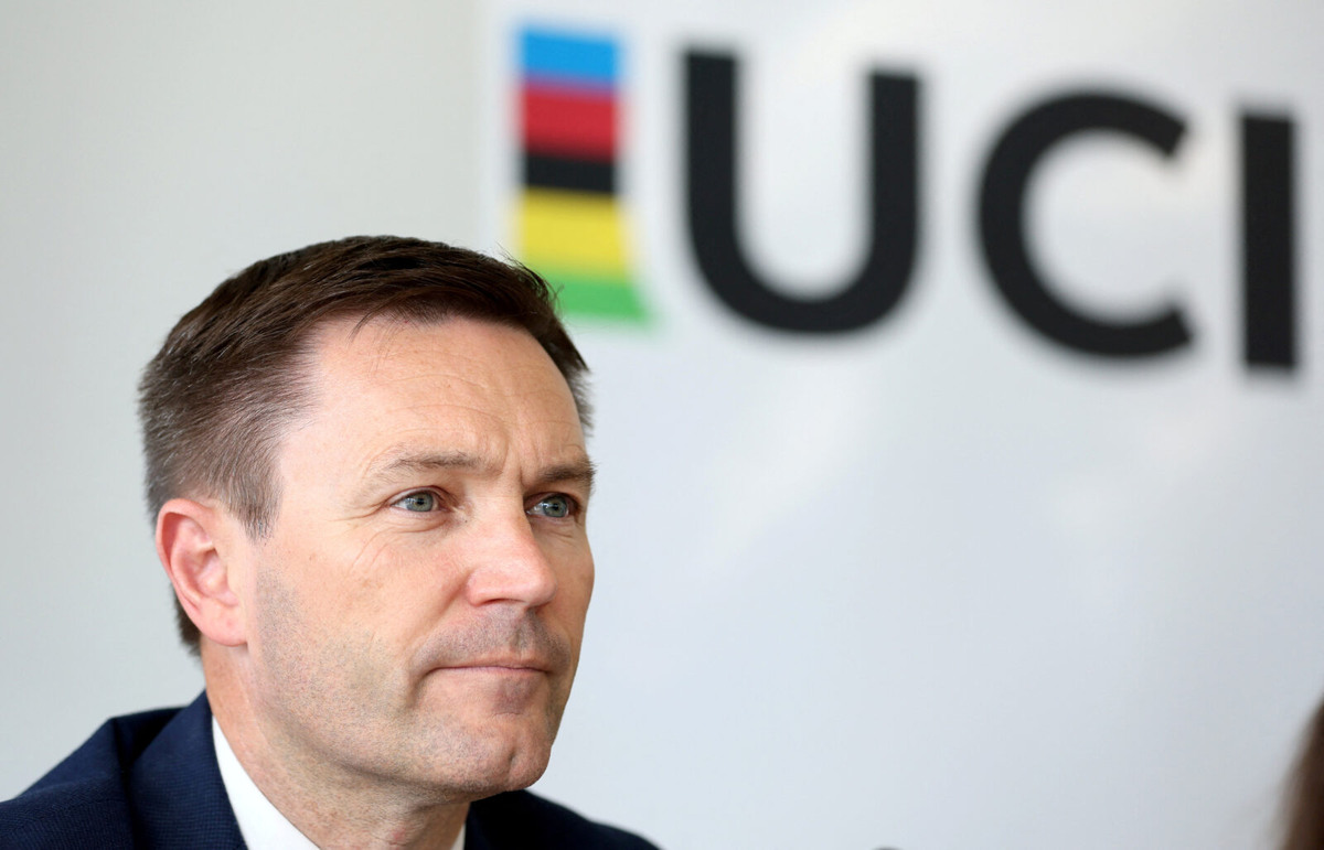    Президент Международного союза велосипедистов (UCI) Давид Лапартьен. Фото: REUTERS / Denis Balibouse / File Photo