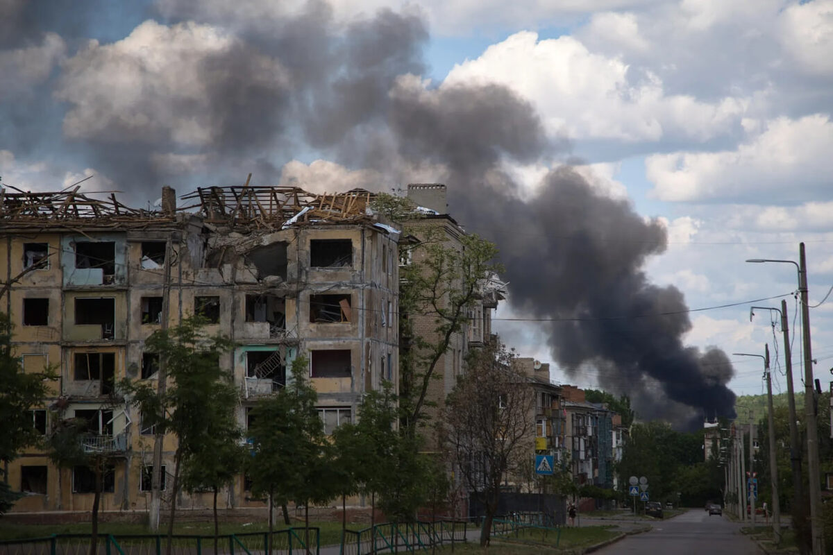 Краматорска после военных столкновений. (©Пьер Кром/Getty Images)