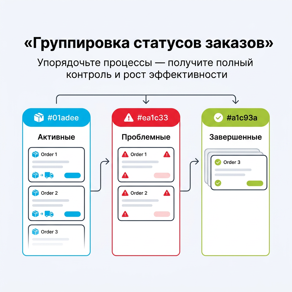    Группировка статусов заказов: как навести порядок