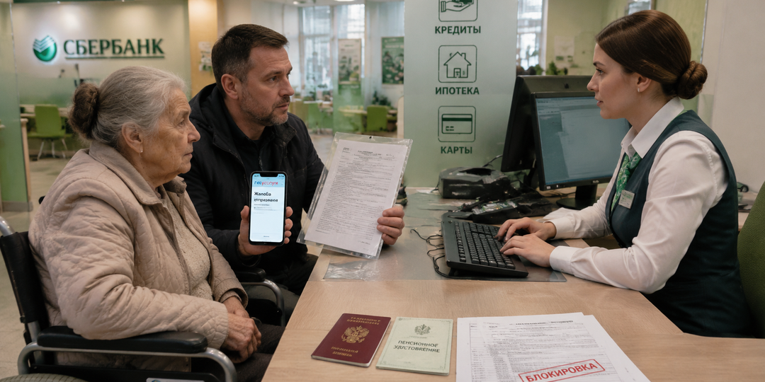 «Пенсию не выдают второй месяц» — жалобы пенсионеров на блокировку карт в 2026 году