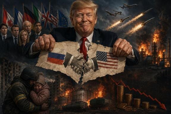    Конец «анкориджских иллюзий»: Трамп открыто предал российско-американские «договорённости»