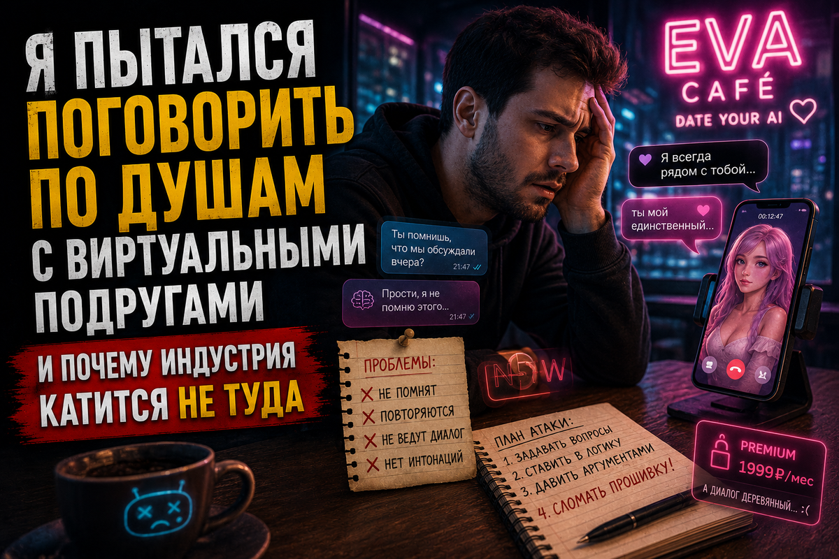 ⬇⬇⬇ Виртуальные подруги, ИИ-персонажи, так ли это круто? ⬇⬇⬇
