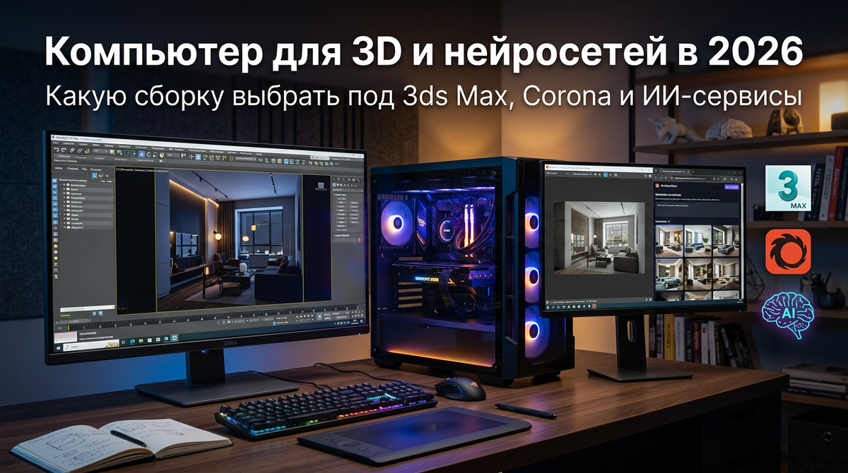 И всё это нужно тянуть на одном компьютере.