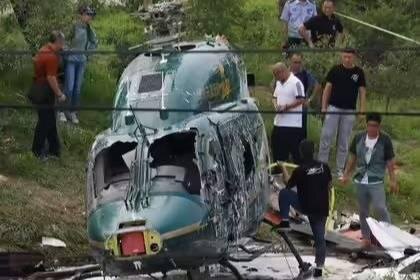Крушение вертолёта в Саудовской Аравии. Обложка © Х / Big Breaking