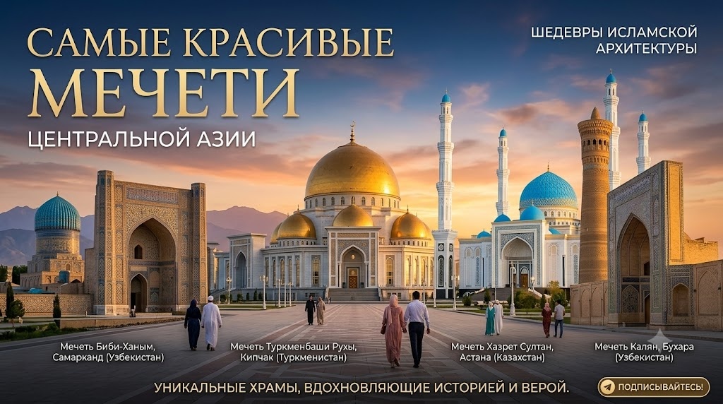 Есть города, которые запоминаются рынками и едой. А есть такие, где вы поворачиваете за угол — и останавливаетесь молча. Потому что перед вами мечеть: бирюзовый купол, мозаика, огромный портал и тишина, которая почему-то звучит сильнее разговоров.
