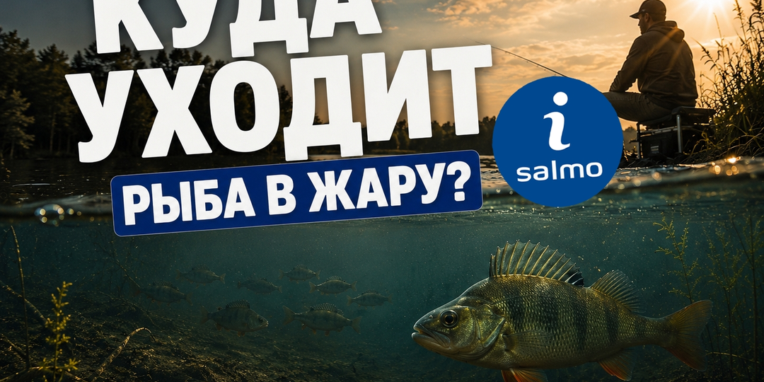 Где искать рыбу в жару