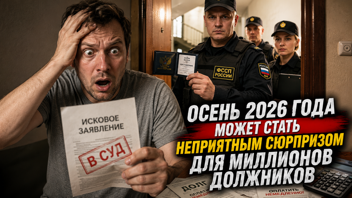 Почему банки и МФО могут начать массово подавать в суд на должников ещё до 1 сентября 2026 года?