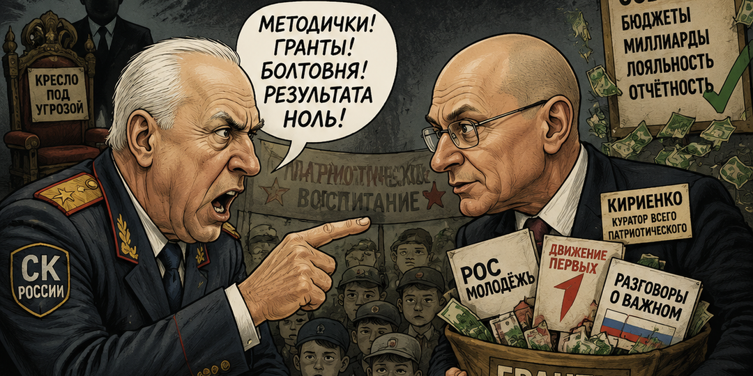 Бастрыкин «закусился» с кириенко на форуме: Глава СК объявил войну «патриотическим» грантам и рискует креслом