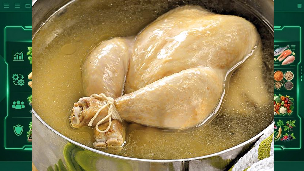 Варёная курица и куриный бульон традиции нашей страны