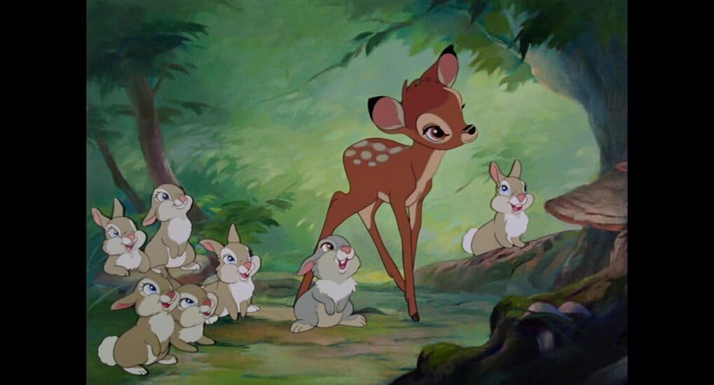 Полнометражный анимационный фильм студии Walt Disney Productions, снятый по мотивам одноимённой книги австрийского писателя и журналиста Феликса Зальтена. 