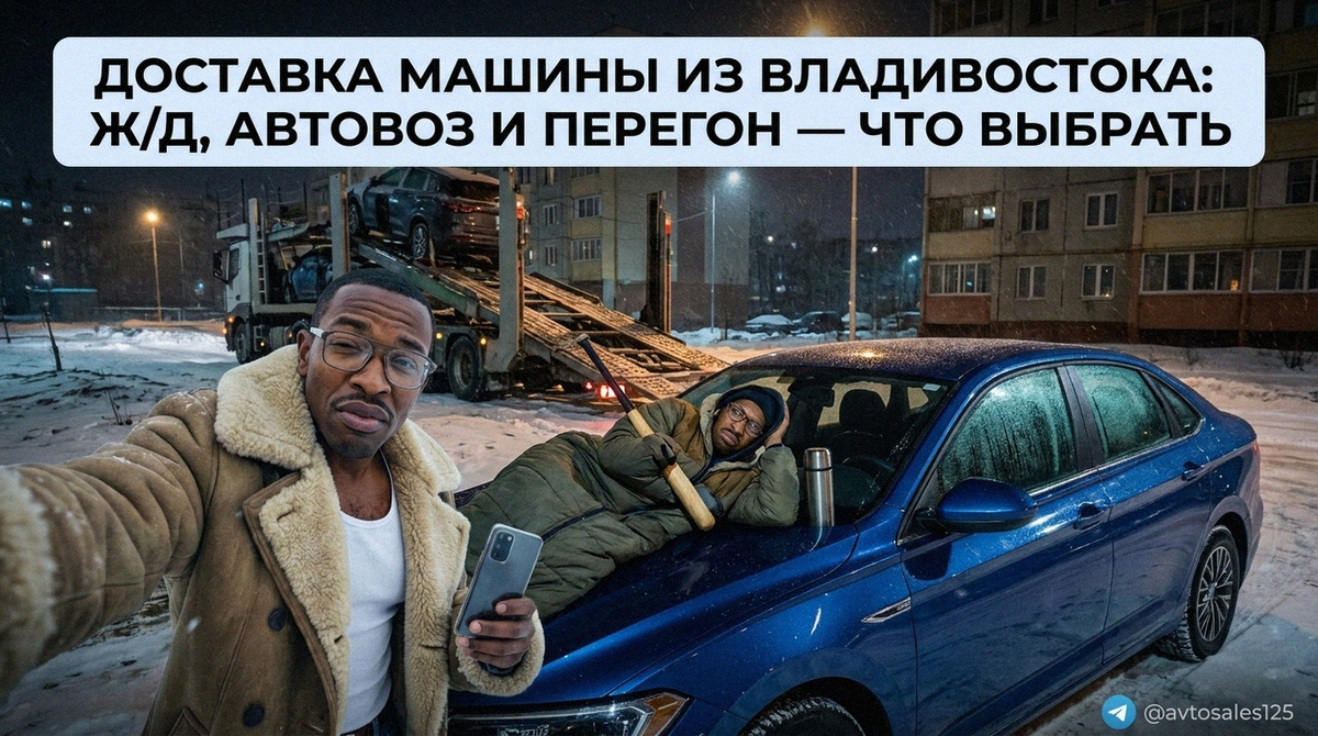    Сравнение вариантов транспортировки автомобиля из Владивостока в другие регионы России Авто Сейлс
