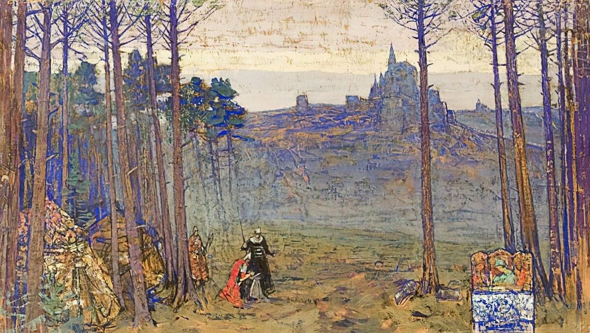     Виктор Куликов. Русский лагерь в Ливонии. 1958   
undefined