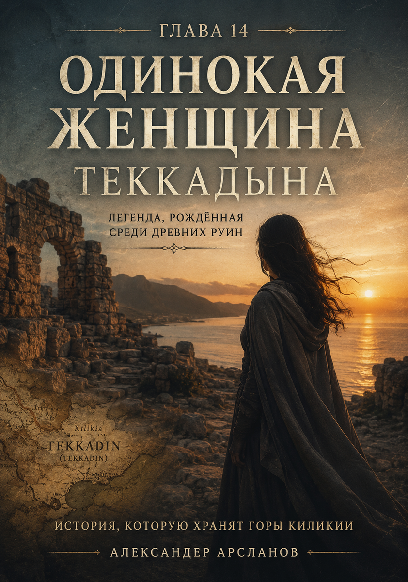 Историческая справка:Теккадын — малоизвестный археологический памятник в провинции Мерсин. До наших дней здесь сохранились руины древнего поселения, существовавшего в эллинистическую, римскую и ранневизантийскую эпохи. Настоящее название города не сохранилось. Современное имя «Теккадын», что переводится как «Одинокая женщина», породило народные предания, ставшие частью культурной памяти Киликии