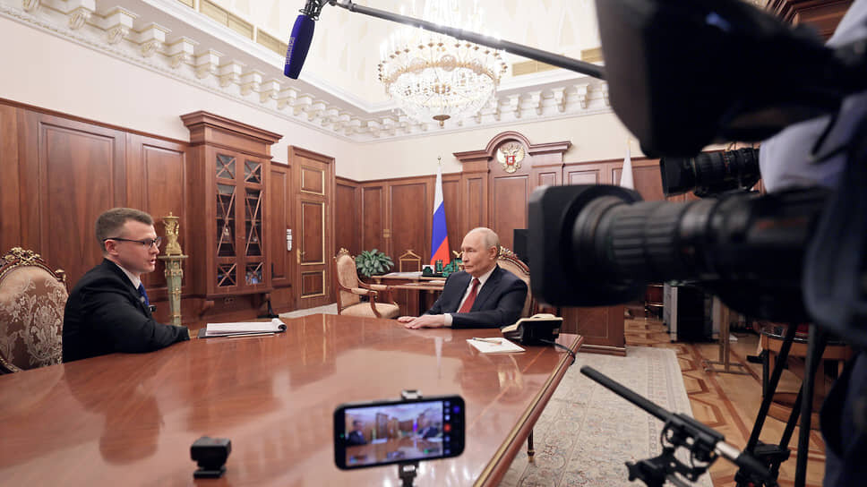 Президент России Владимир Путин дает интервью Павлу Зарубину.📷Фото: пресс-служба президента РФ