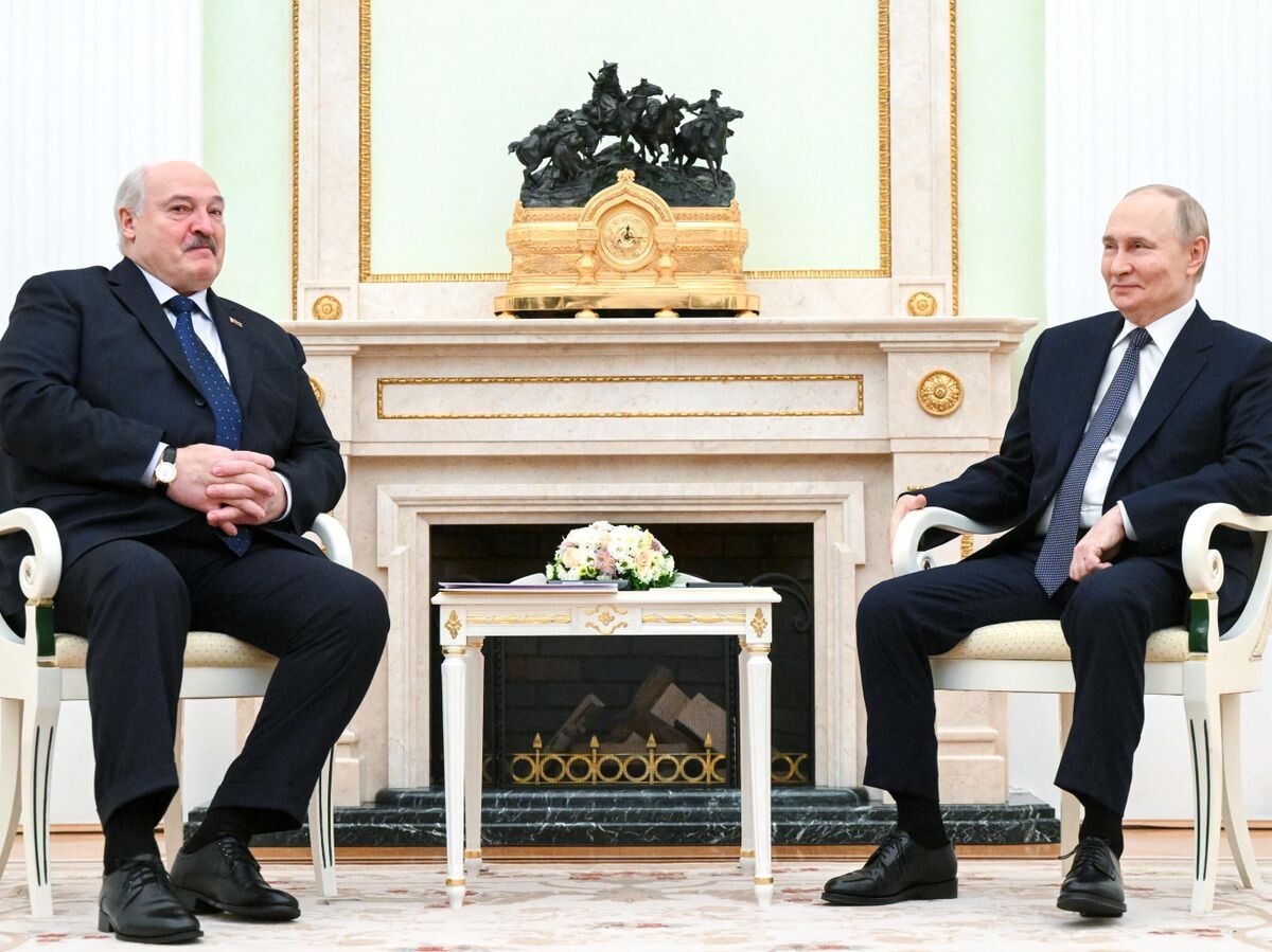    Встреча президента РФ Владимира Путина с президентом Белоруссии Александром Лукашенко© РИА Новости . Кристина Кормилицына
