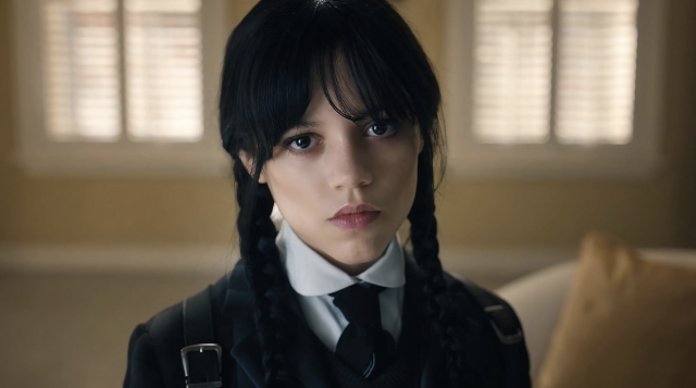    Кадр из сериала «Уэнсдэй», 2022 (реж. Тим Бертон)