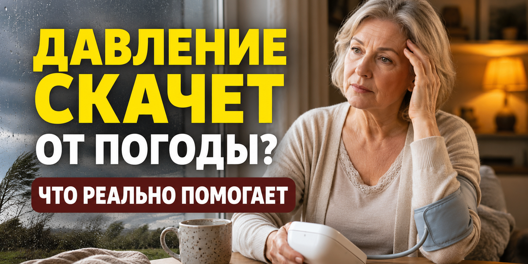 Давление скачет от погоды: что реально помогает организму?