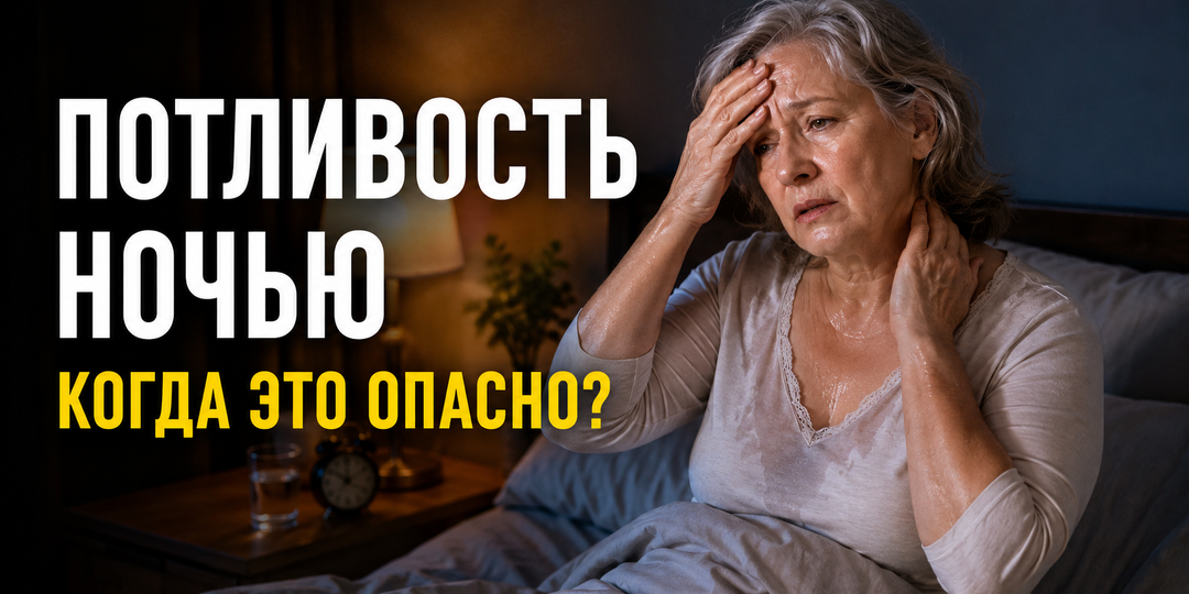 Когда потливость ночью должна насторожить: не только жара и одеяло?