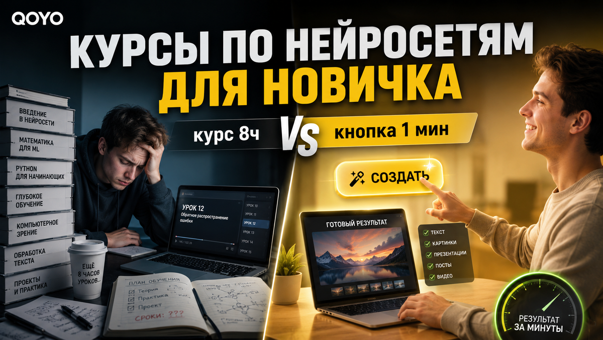 Создайте шаблон на qoyo.ru
