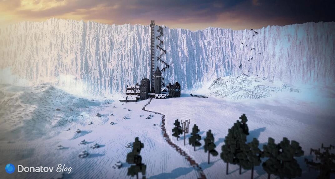    Чёрный замок в Minecraft