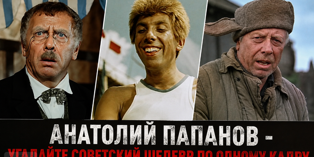 ТЕСТ: Анатолий Папанов - угадайте советский шедевр по одному кадру