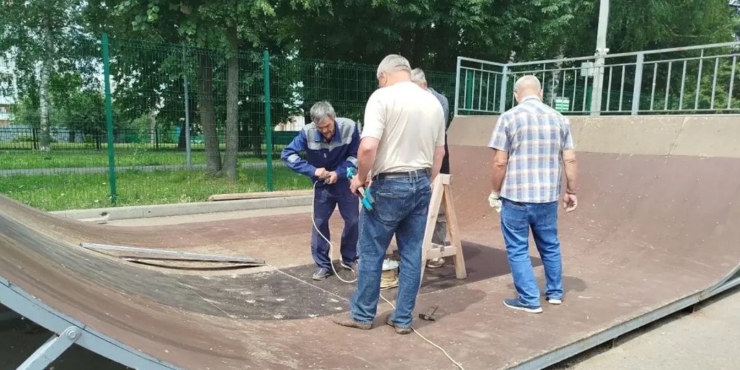 В Йошкар-Оле завершен ремонт стрит-зоны скейт-парка