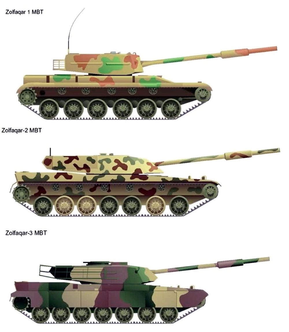 танки Зульфикар 1 2 и 3