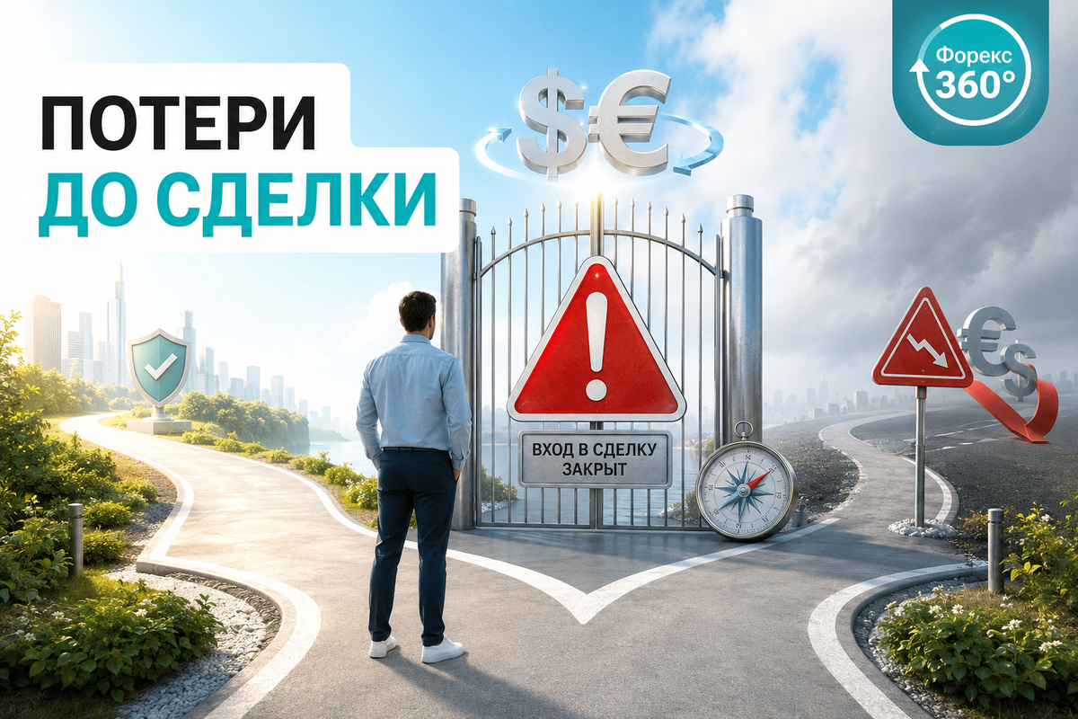 Первые потери на Форексе начинаются ещё до сделки