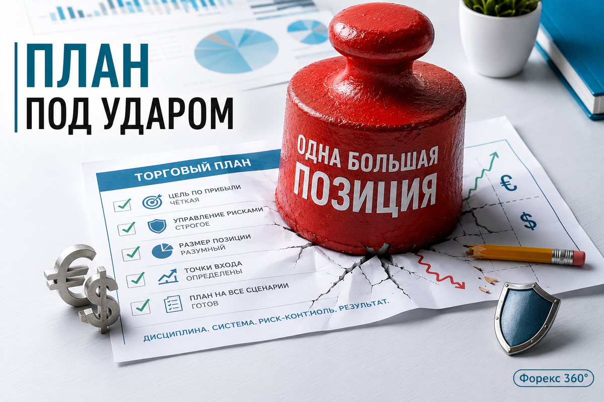 Одна большая позиция способна уничтожить хороший план