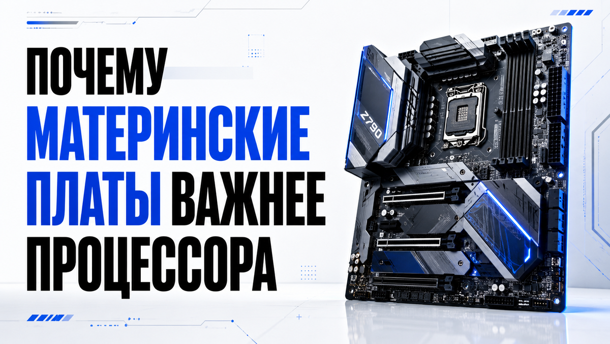 Почему современные материнские платы становятся важнее самого процессора