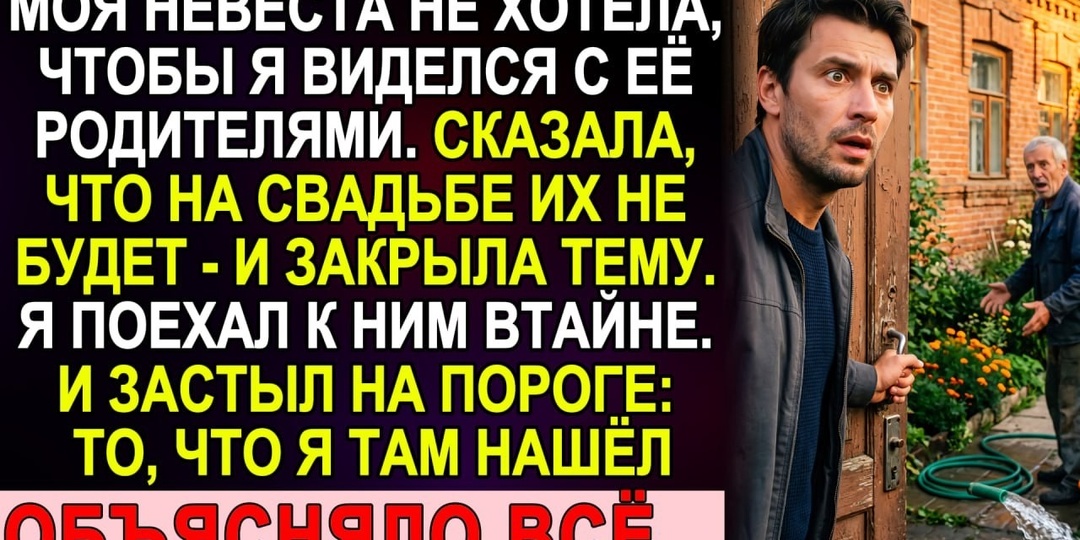 Она попросила не знакомиться с её родителями. Я не послушался. И правильно сделал