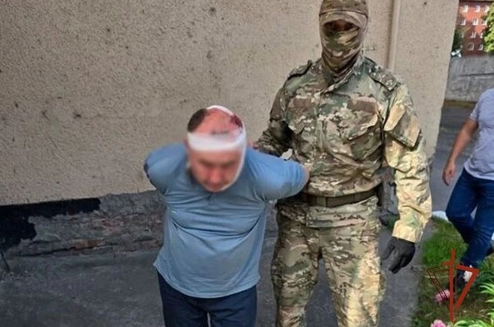    Фигуранта задержали при поддержке спецназа. Фото: управление Росгвардии по Кузбассу