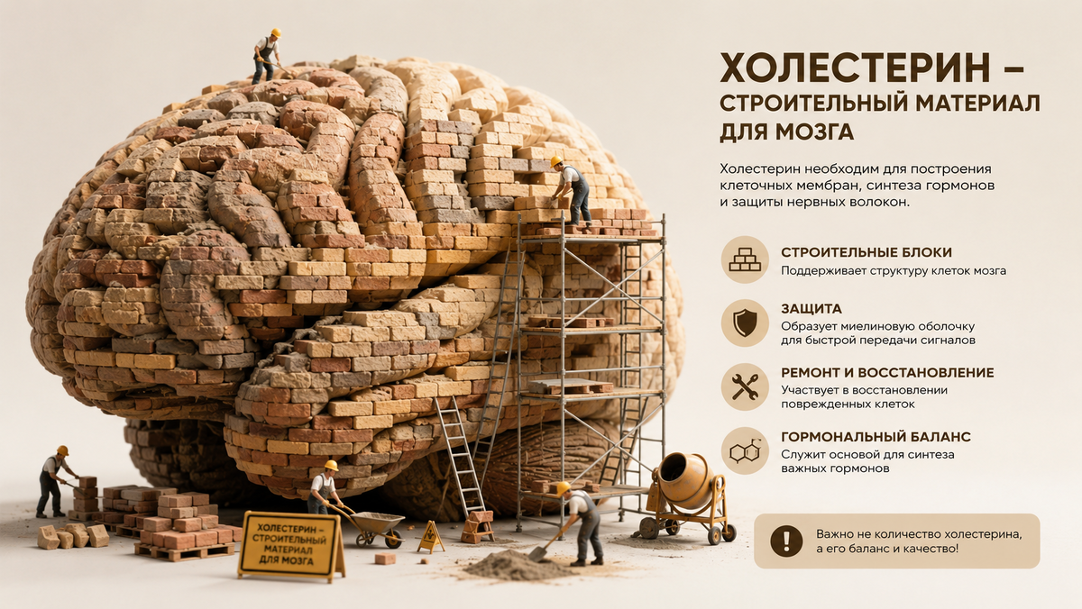 Это не яд, а важнейший строительный материал, без которого работа организма буквально остановится.