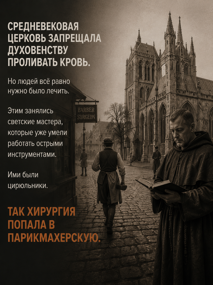 Средневековая церковь запрещала духовенству проливать кровь