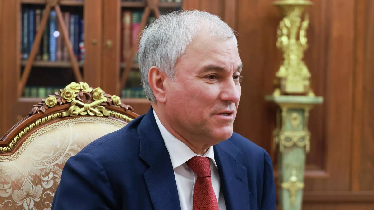 Председатель Государственной думы России Вячеслав Володин