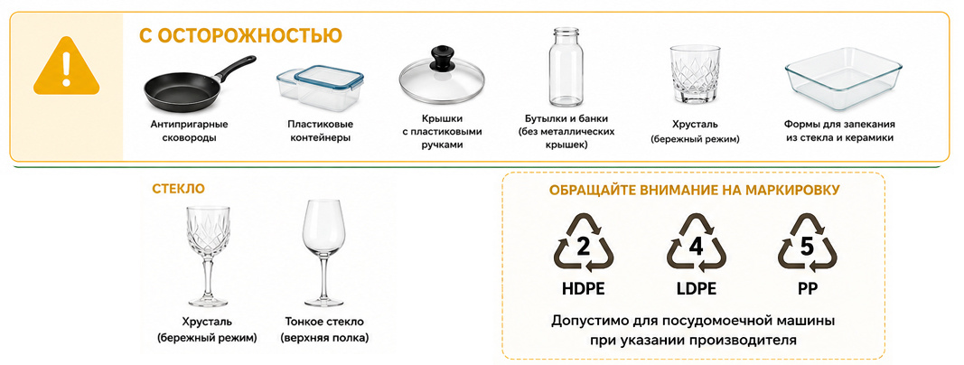 Мыть с осторожностью