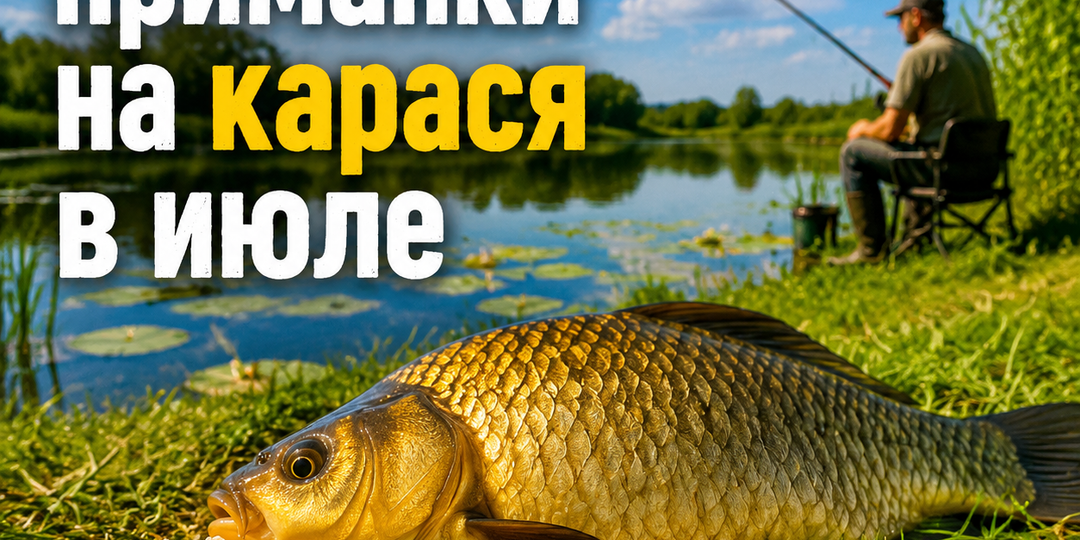 Карась в июле: секреты летней рыбалки и ТОП-3 приманки для стабильного клева
