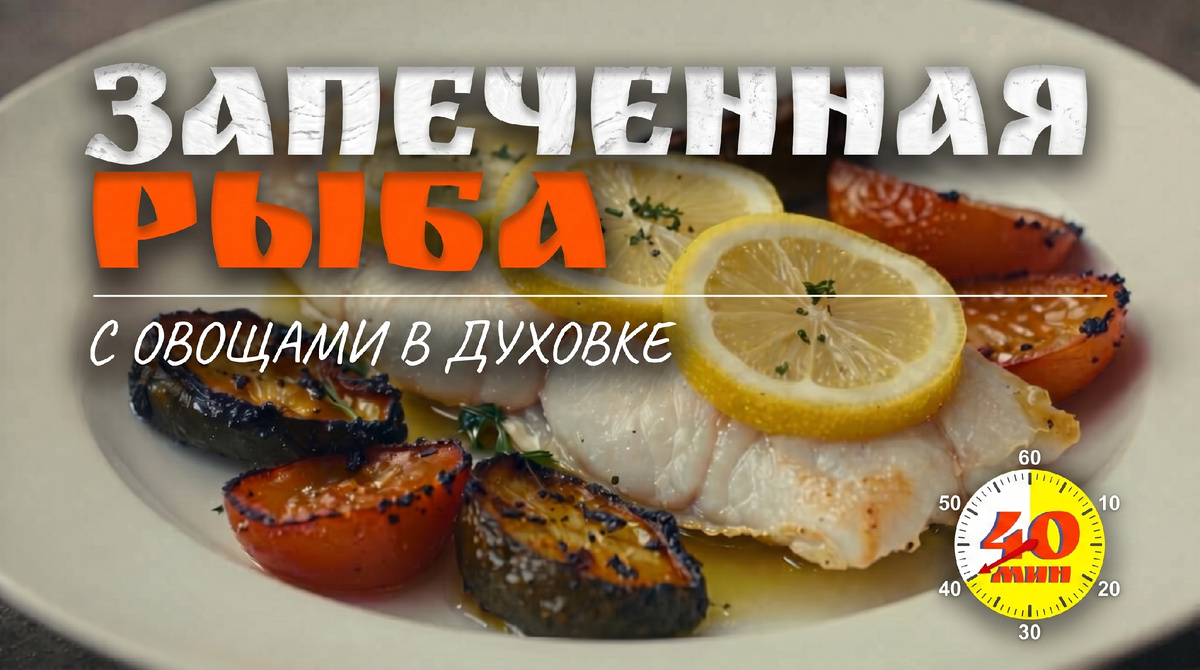 Запеченная рыба с овощами в духовке: рецепт быстрого и полезного ужина