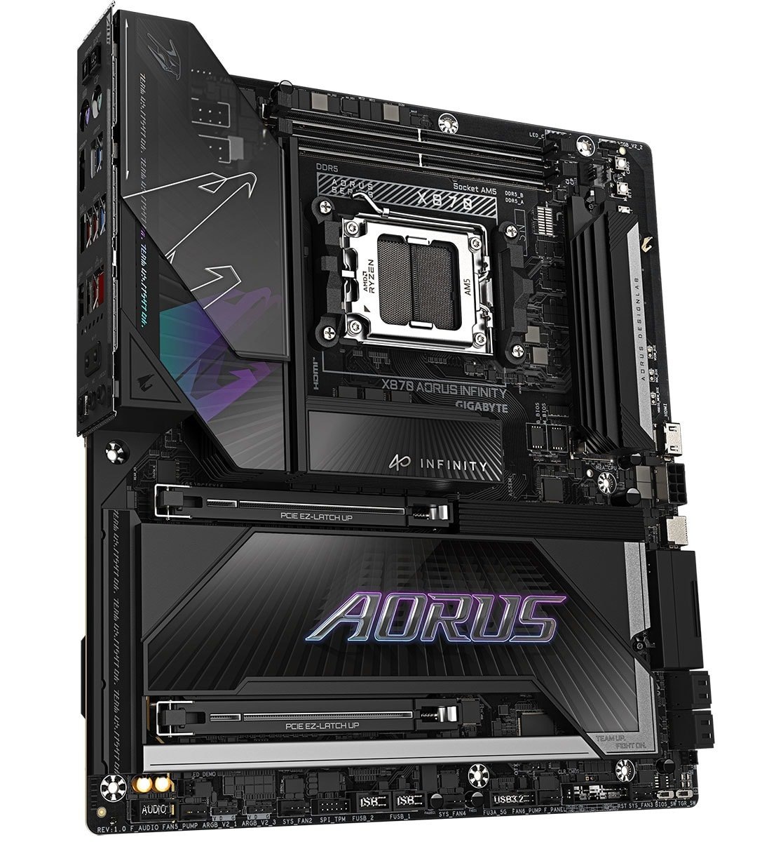    Gigabyte X870 AORUS Infinity вышла для разгона DDR5