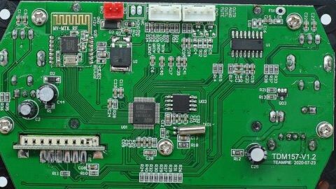 
Рис.2 mp3-модуль TDM157 , вид сзади