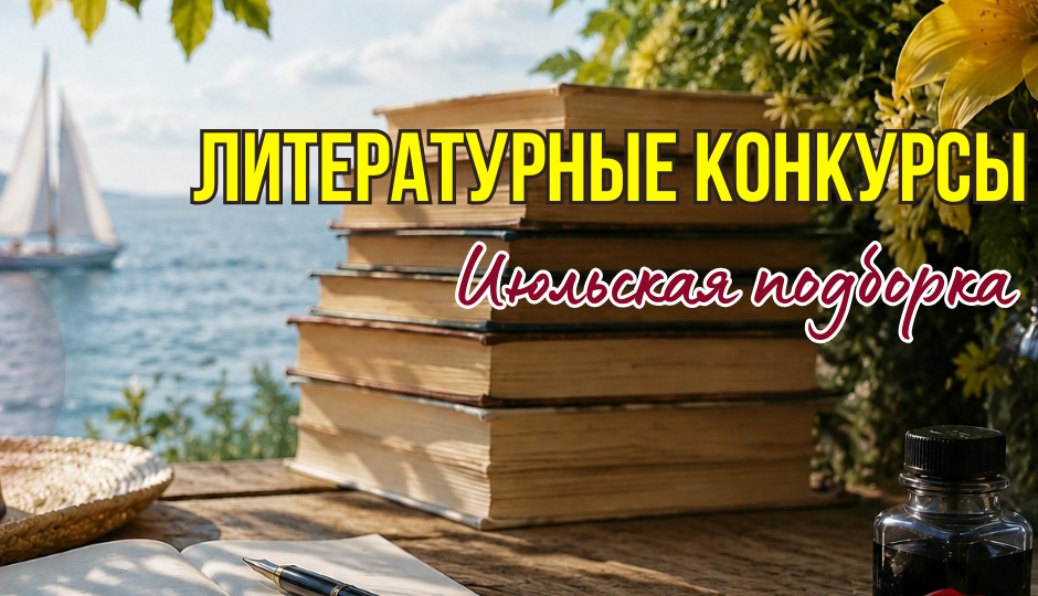 Литературные конкурсы и премии июля