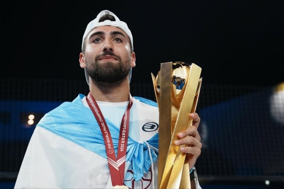    Спортсмен примет участие в третьем этапе международной лиги RCC Padel. Фото: предоставлено организаторами