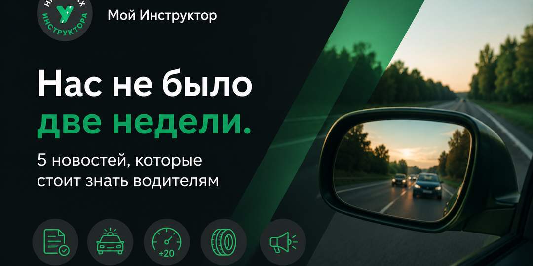 Нас не было две недели. Собрали всё важное, что произошло для водителей