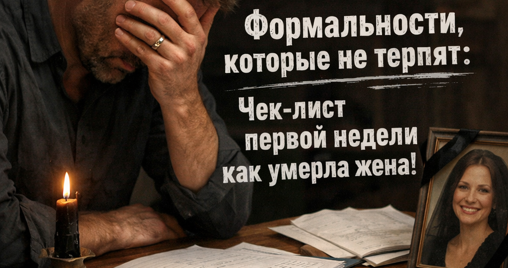 8_Формальности, которые не терпят: чек-лист первой недели как умерла жена!