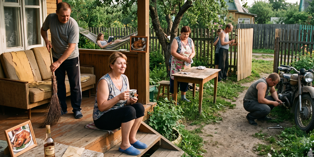 Моя дача стала проходным двором, потому что муж созвал всю родню и друзей на свой день рождения