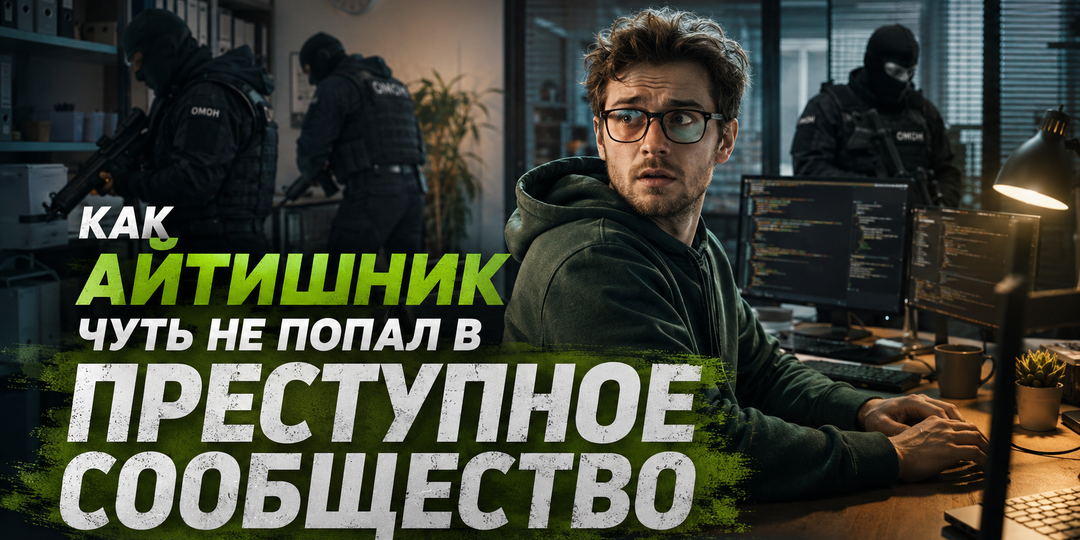 Случай, когда айтишник чуть не попал в тюрьму
