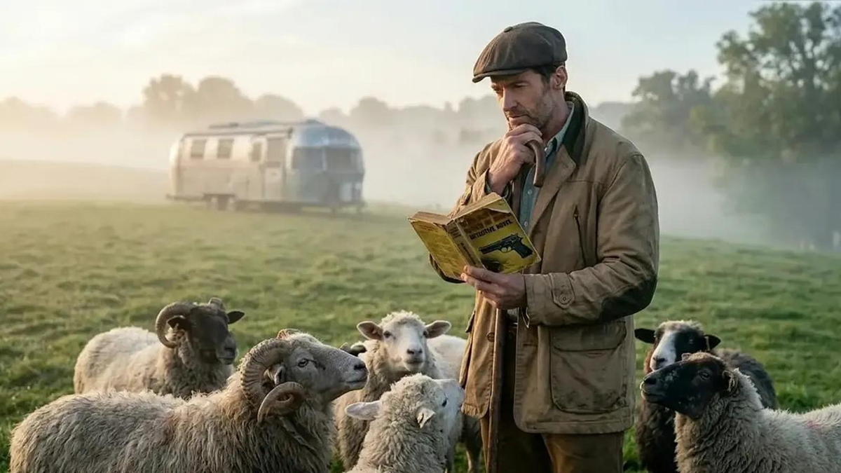 Кадр из фильма The Sheep Detectives. Режиссер: Кайл Балда. Производство: Amazon MGM Studios, Lord Miller, Three Strange Angels, Working Title Films