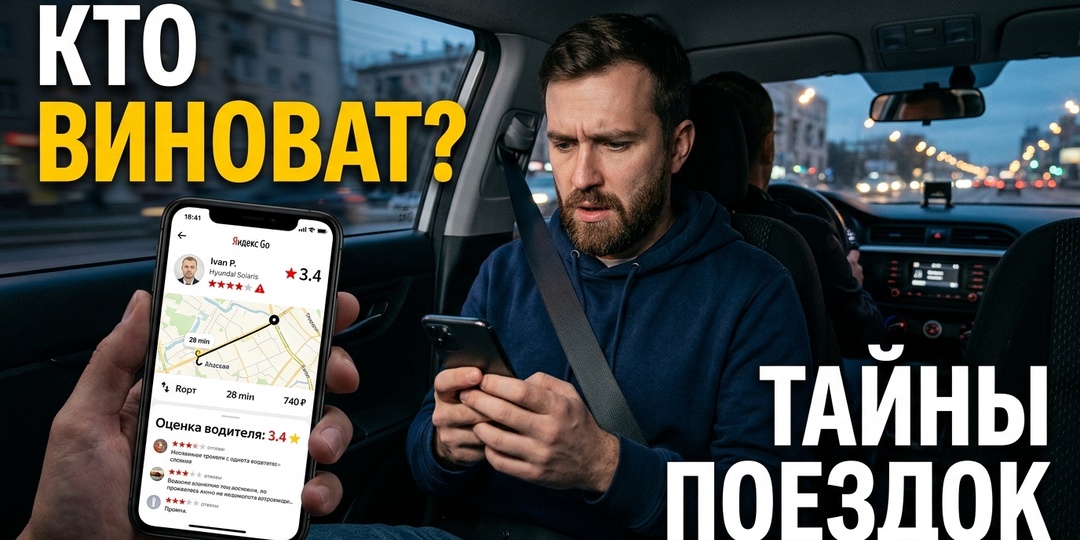 Иллюзия идеального пассажира или почему ваш рейтинг в такси упал до 4.7, если вы всегда молчите и пристегиваетесь