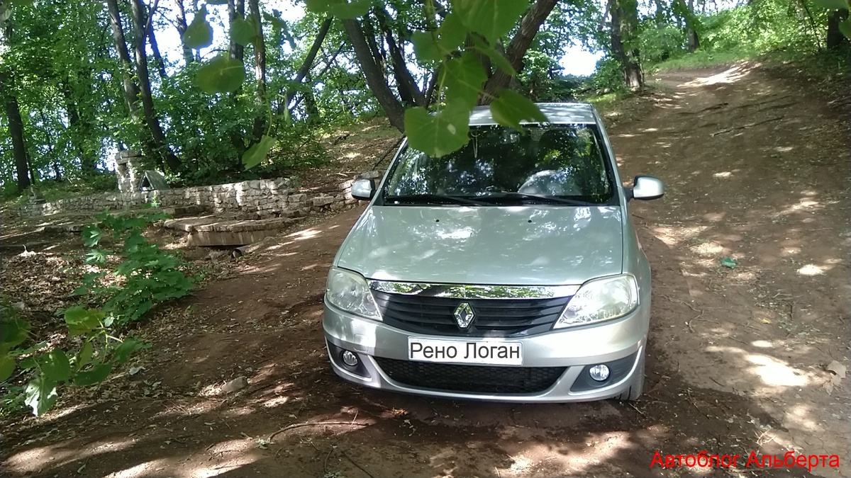 Renault Logan на роднике
