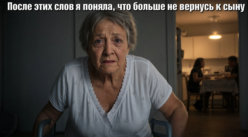 После этих слов я поняла, что больше не вернусь к сыну